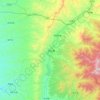 Topografische Karte 方山县, Höhe, Relief