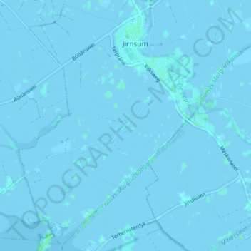 Topografische Karte Abbenwier, Höhe, Relief