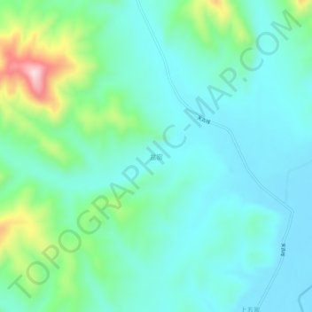 Topografische Karte 盆窑, Höhe, Relief