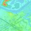 Topografische Karte Roebling, Höhe, Relief