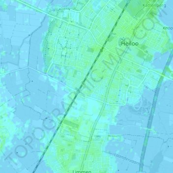 Topografische Karte Bollendorp, Höhe, Relief