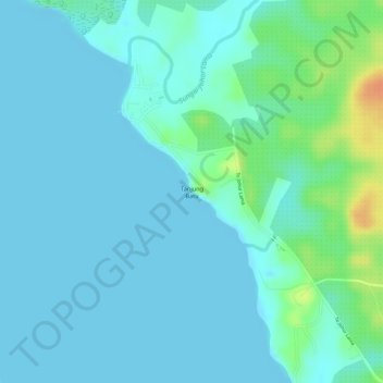 Topografische Karte Tanjung Batu, Höhe, Relief