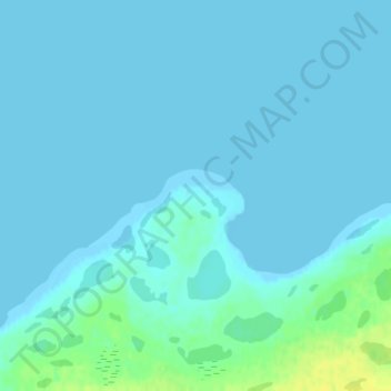 Topografische Karte Cape Felix, Höhe, Relief