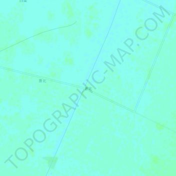 Topografische Karte 惠北, Höhe, Relief