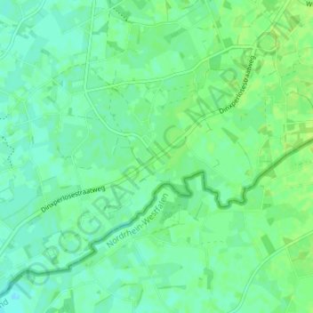 Topografische Karte IJzerlo, Höhe, Relief