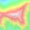 Topografische Karte 木扎提, Höhe, Relief