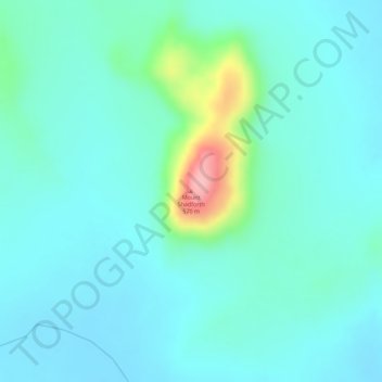 Topografische Karte Mount Shadforth, Höhe, Relief