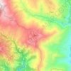 Topografische Karte Mirik, Höhe, Relief