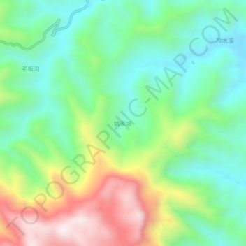 Topografische Karte 姚家坡, Höhe, Relief