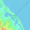 Topografische Karte Batticaloa, Höhe, Relief