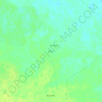 Topografische Karte 富康村, Höhe, Relief