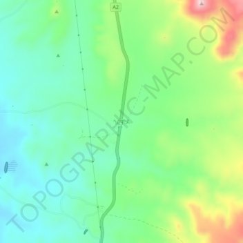 Topografische Karte Gormodo, Höhe, Relief