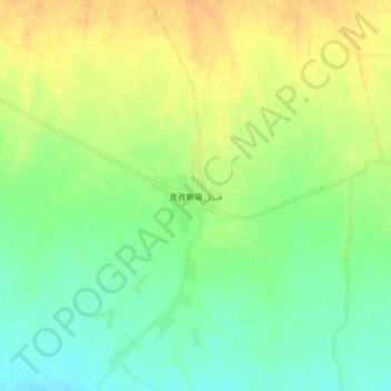 Topografische Karte 克孜勒镇, Höhe, Relief