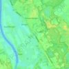 Topografische Karte Bergsche Heide, Höhe, Relief
