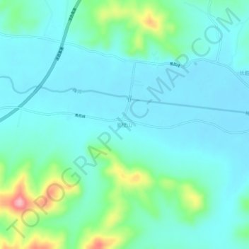 Topografische Karte 影壁山, Höhe, Relief