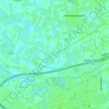 Topografische Karte Hazelberg, Höhe, Relief