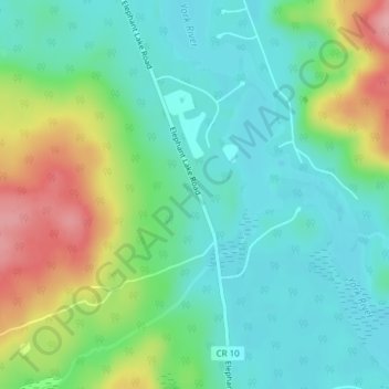 Topografische Karte Kennaway, Höhe, Relief