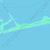 Topografische Karte Pensacola Beach, Höhe, Relief