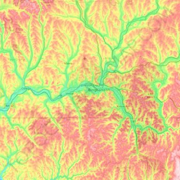 Topografische Karte Crocker Island, Höhe, Relief