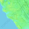 Topografische Karte San Jose Forest, Höhe, Relief