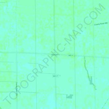 Topografische Karte Shawan, Höhe, Relief