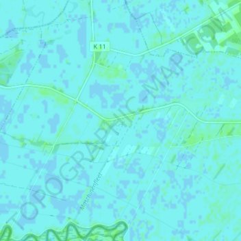 Topografische Karte Vierhausen, Höhe, Relief