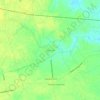 Topografische Karte Twin Creek, Höhe, Relief