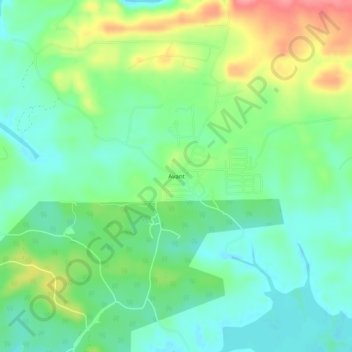 Topografische Karte Avant, Höhe, Relief