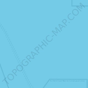 Topografische Karte Poole Bay, Höhe, Relief