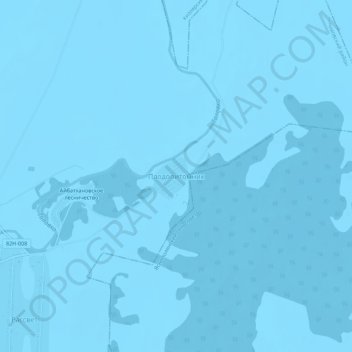 Topografische Karte Плодопитомник, Höhe, Relief