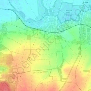 Topografische Karte Auf der Flurscheid, Höhe, Relief