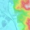 Topografische Karte Kampung Orang Asli Batu Berangkai, Höhe, Relief