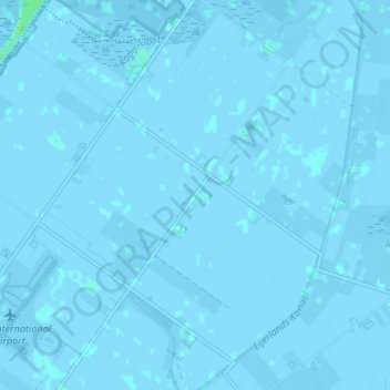 Topografische Karte Midden-Eierland, Höhe, Relief