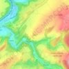 Topografische Karte Ozo, Höhe, Relief