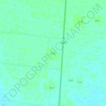 Topografische Karte 刘埠, Höhe, Relief
