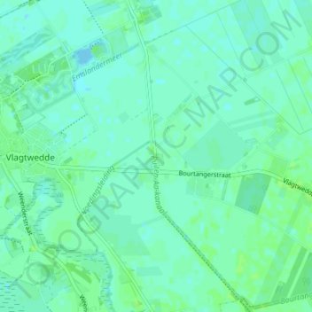 Topografische Karte Weite, Höhe, Relief