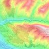 Topografische Karte Dehesa del Generalife, Höhe, Relief