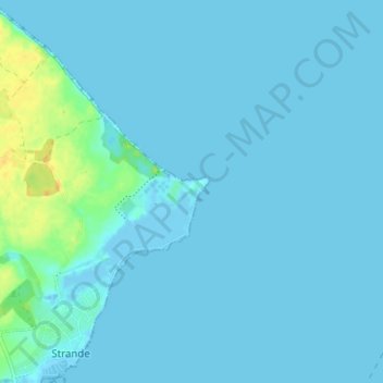 Topografische Karte Bülk, Höhe, Relief