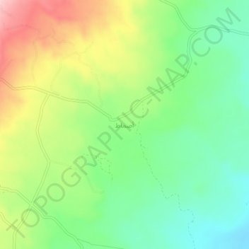 Topografische Karte Asmat, Höhe, Relief