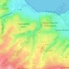 Topografische Karte Les Noires Mares, Höhe, Relief