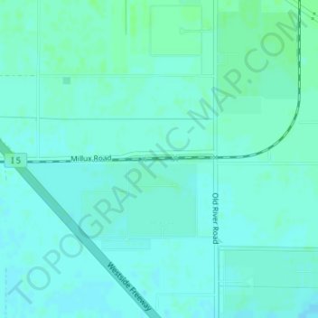 Topografische Karte Conner, Höhe, Relief