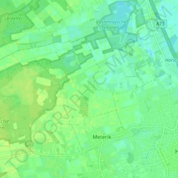 Topografische Karte Schadijk, Höhe, Relief
