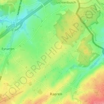 Topografische Karte Berlotte, Höhe, Relief