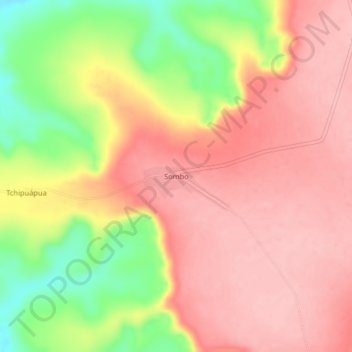Topografische Karte Sombo, Höhe, Relief