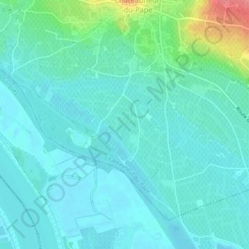 Topografische Karte Le Grand Serres, Höhe, Relief
