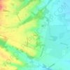 Topografische Karte Antioque, Höhe, Relief