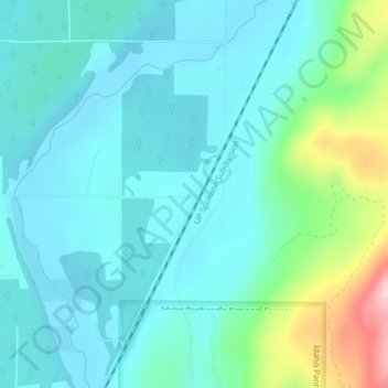 Topografische Karte Vay, Höhe, Relief