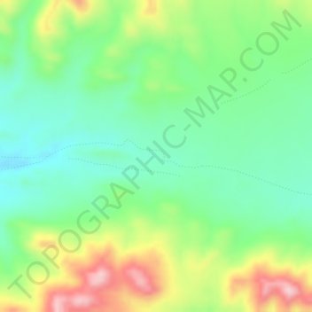 Topografische Karte 营地？, Höhe, Relief