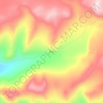 Topografische Karte 贡布, Höhe, Relief