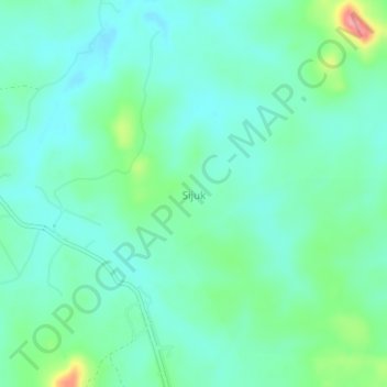 Topografische Karte Sijuk, Höhe, Relief